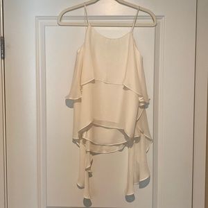 Alice + Olivia Maribel Silk Draped Cami